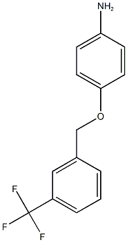 4-{[3-(trifluoromethyl)phenyl]methoxy}aniline Struktur