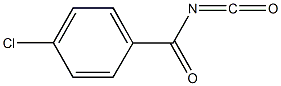 4-chlorobenzoyl isocyanate Struktur