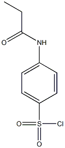 4-propanamidobenzene-1-sulfonyl chloride Struktur