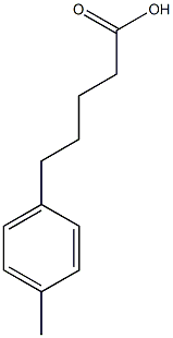 5-(4-methylphenyl)pentanoic acid Struktur