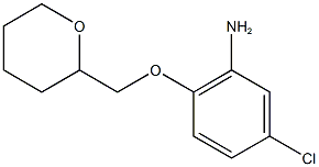 5-chloro-2-(oxan-2-ylmethoxy)aniline Struktur