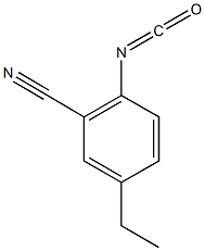 5-ethyl-2-isocyanatobenzonitrile Struktur