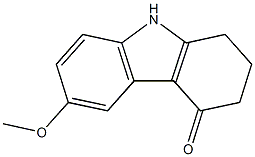 6-methoxy-2,3,4,9-tetrahydro-1H-carbazol-4-one Struktur