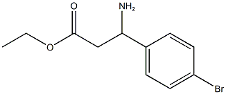 ethyl 3-amino-3-(4-bromophenyl)propanoate Struktur