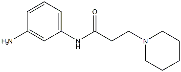 N-(3-aminophenyl)-3-piperidin-1-ylpropanamide Struktur