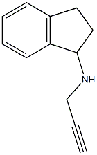 N-(prop-2-yn-1-yl)-2,3-dihydro-1H-inden-1-amine Struktur