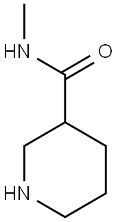 N-methylpiperidine-3-carboxamide Struktur