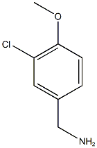 (3-Chloro-4-methoxyphenyl)methanamine Struktur