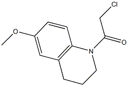 1-(CHLOROACETYL)-6-METHOXY-1,2,3,4-TETRAHYDROQUINOLINE Struktur