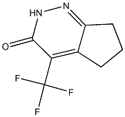 4-(TRIFLUOROMETHYL)-2,5,6,7-TETRAHYDRO-3H-CYCLOPENTA[C]PYRIDAZIN-3-ONE Struktur