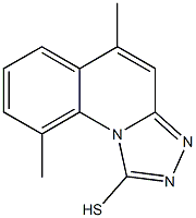 5,9-DIMETHYL[1,2,4]TRIAZOLO[4,3-A]QUINOLINE-1-THIOL Struktur