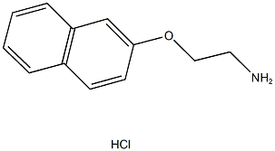 2-(2-NAPHTHYLOXY)ETHANAMINE HYDROCHLORIDE Struktur