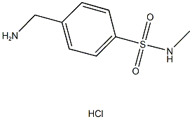 4-(AMINOMETHYL)-N-METHYLBENZENESULFONAMIDE HYDROCHLORIDE Struktur