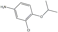 3-CHLORO-4-ISOPROPOXYANILINE Struktur