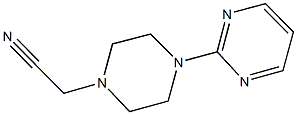 (4-PYRIMIDIN-2-YLPIPERAZIN-1-YL)ACETONITRILE Struktur