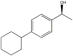 (1S)-1-(4-CYCLOHEXYLPHENYL)ETHANOL Struktur