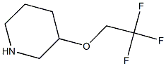 3-(2,2,2-TRIFLUOROETHOXY)PIPERIDINE Struktur