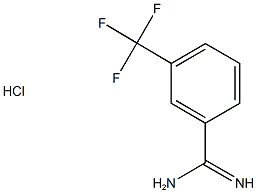 3-(trifluoromethyl)benzene-1-carboximidamide hydrochloride Struktur