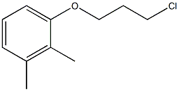 1-(3-CHLOROPROPOXY)-2,3-DIMETHYLBENZENE Struktur