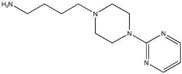 4-(4-PYRIMIDIN-2-YLPIPERAZIN-1-YL)BUTAN-1-AMINE Struktur