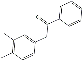 2-(3,4-dimethylphenyl)-1-phenylethanone Struktur