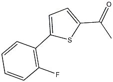 1-[5-(2-fluorophenyl)thien-2-yl]ethanone Struktur