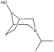 3-isopropyl-3-azabicyclo[3.2.1]octan-8-ol Struktur