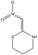 2-(nitromethylidene)-1,3-thiazinane Struktur