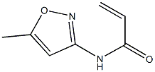 N-(5-methylisoxazol-3-yl)acrylamide Struktur