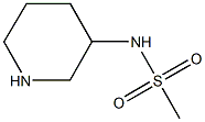 N-piperidin-3-ylmethanesulfonamide Struktur