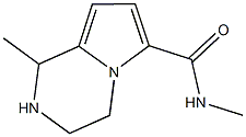 N,1-dimethyl-1,2,3,4-tetrahydropyrrolo[1,2-a]pyrazine-6-carboxamide Struktur