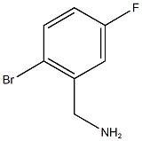 (2-bromo-5-fluorophenyl)methanamine Struktur