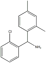 (2-chlorophenyl)(2,4-dimethylphenyl)methanamine Struktur