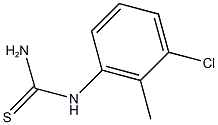 (3-chloro-2-methylphenyl)thiourea Struktur