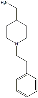 [1-(2-phenylethyl)piperidin-4-yl]methanamine Struktur