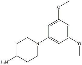 1-(3,5-dimethoxyphenyl)piperidin-4-amine Struktur