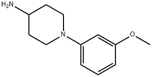 1-(3-methoxyphenyl)piperidin-4-amine Struktur