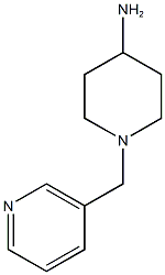 1-(pyridin-3-ylmethyl)piperidin-4-amine Struktur