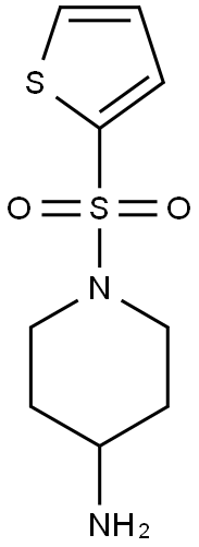 1-(thiophene-2-sulfonyl)piperidin-4-amine Struktur