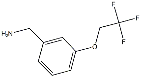 1-[3-(2,2,2-trifluoroethoxy)phenyl]methanamine Struktur