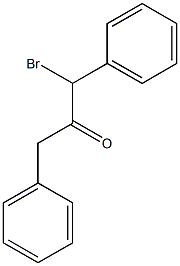 1-bromo-1,3-diphenylpropan-2-one Struktur