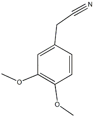 2-(3,4-dimethoxyphenyl)acetonitrile Struktur