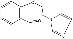 2-[2-(1H-imidazol-1-yl)ethoxy]benzaldehyde Struktur