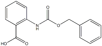 2-{[(benzyloxy)carbonyl]amino}benzoic acid Struktur