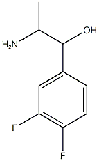 2-amino-1-(3,4-difluorophenyl)propan-1-ol Struktur