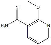 2-methoxypyridine-3-carboximidamide Struktur