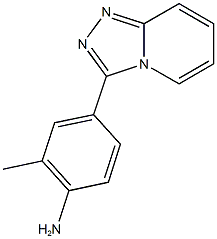 2-methyl-4-[1,2,4]triazolo[4,3-a]pyridin-3-ylaniline Struktur