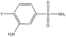 3-amino-4-fluorobenzene-1-sulfonamide Struktur