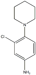 3-chloro-4-piperidin-1-ylaniline Struktur