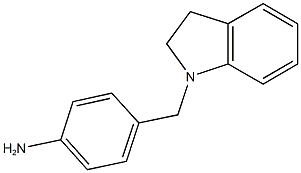 4-(2,3-dihydro-1H-indol-1-ylmethyl)aniline Struktur